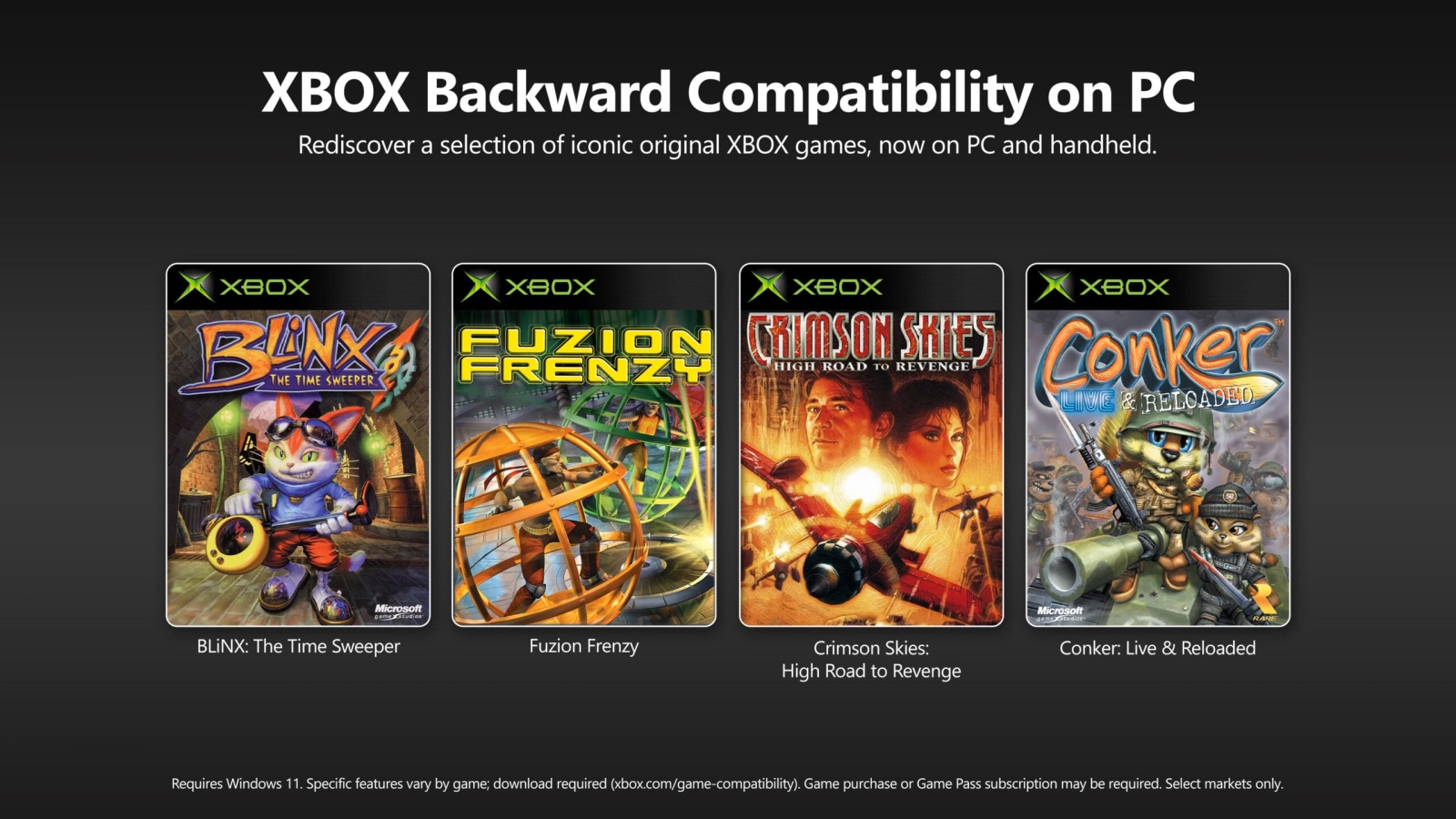 Xbox traz retrocompatibilidade ao PC com 4 clássicos do Xbox