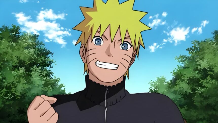 Arte antiga de Kishimoto mostra Naruto com uniforme de jounin colorido