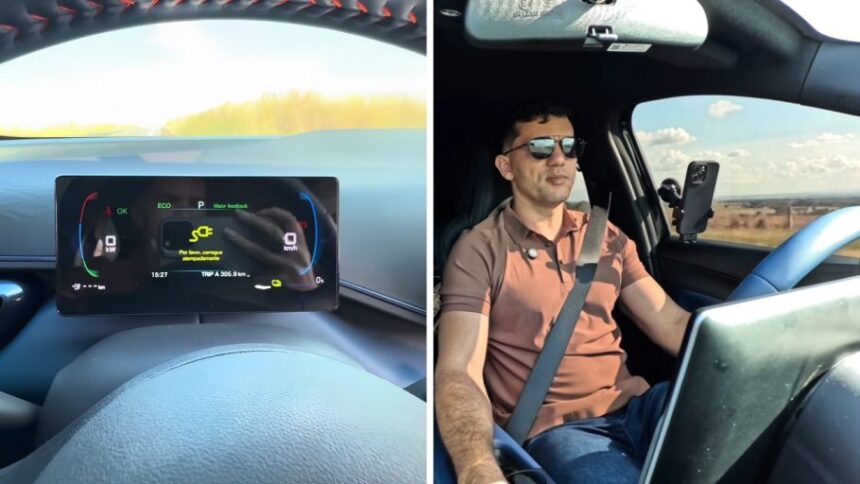 BYD Dolphin Mini segue 7 km após marcar 0% e alcança quase 306 km
