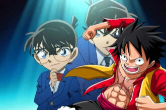 Luffy invade Jurassic Park e Conan viaja a De Volta para o Futuro