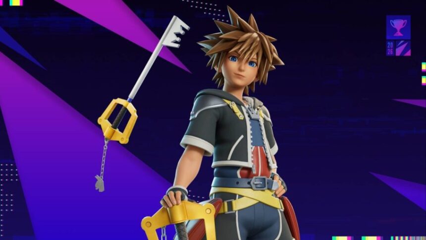 Conquiste a skin de Sora grátis no Fortnite na KINGDOM HEARTS Cup