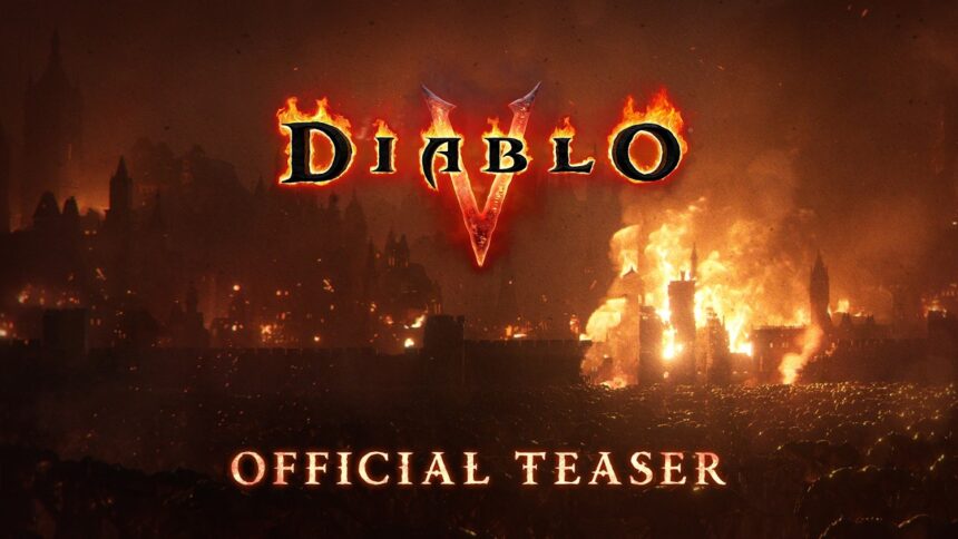 Diablo V mostra Santuário dominado pelo mal em cenário pós-apocalíptico