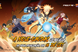 Free Fire traz Hinata e Nove-Caudas jogável com novas recompensas