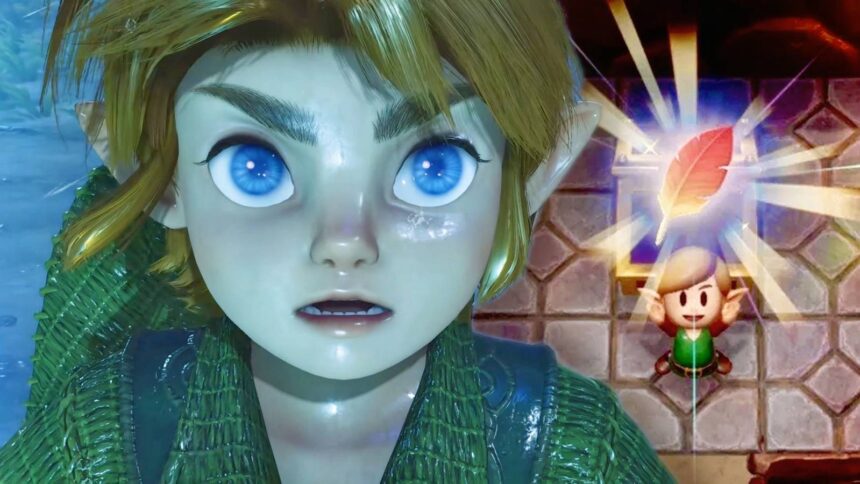 Remake de Ocarina of Time no Switch 2 traz salto manual e indica item clássico