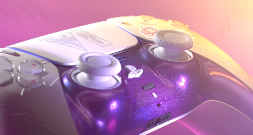 Sony revela dois DualSense limitados com tema neon de GTA 6
