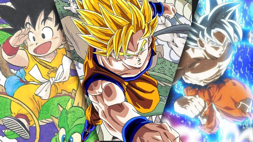 Toriyama Archives revela rara ilustração de Goku com roupa de inverno